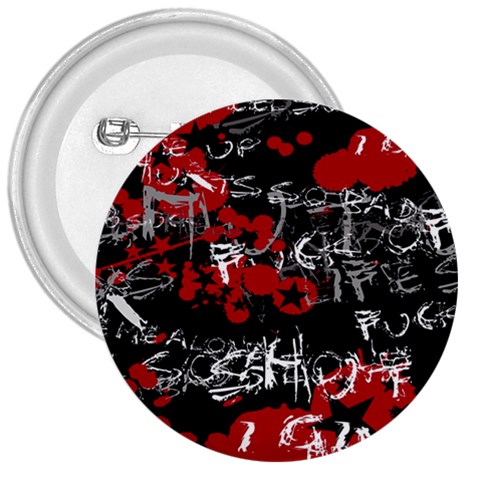 Emo Graffiti 3  Button from ArtsNow.com Front