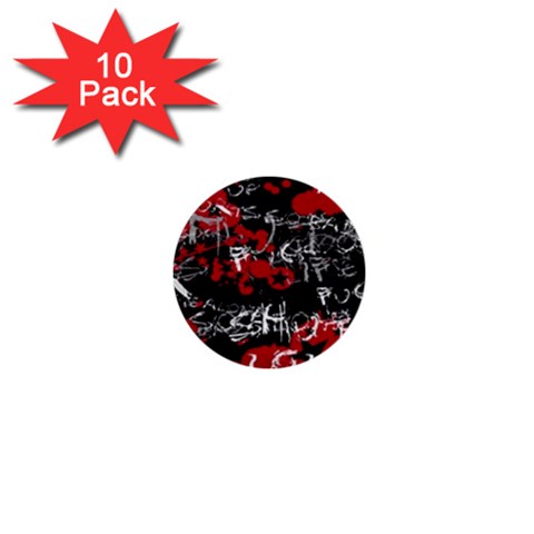 Emo Graffiti 1  Mini Button (10 pack)  from ArtsNow.com Front