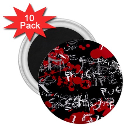 Emo Graffiti 2.25  Magnet (10 pack) from ArtsNow.com Front