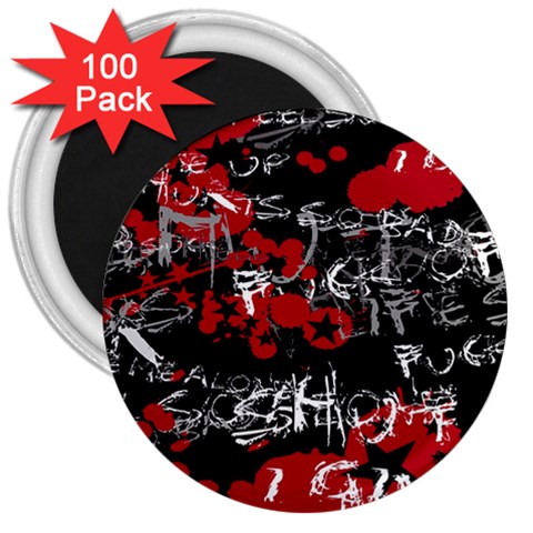 Emo Graffiti 3  Magnet (100 pack) from ArtsNow.com Front