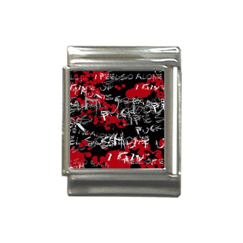 Emo Graffiti Italian Charm (13mm) from ArtsNow.com Front