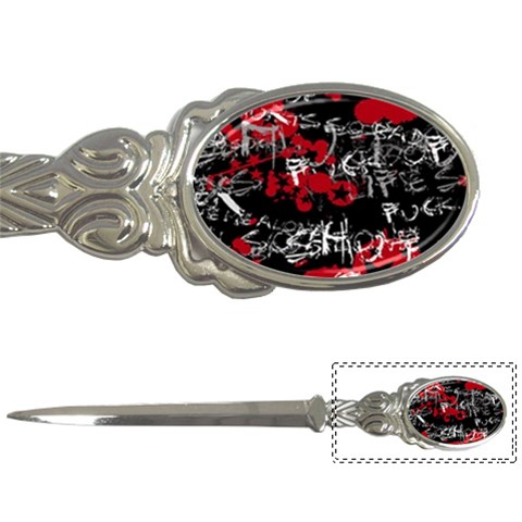 Emo Graffiti Letter Opener from ArtsNow.com Front