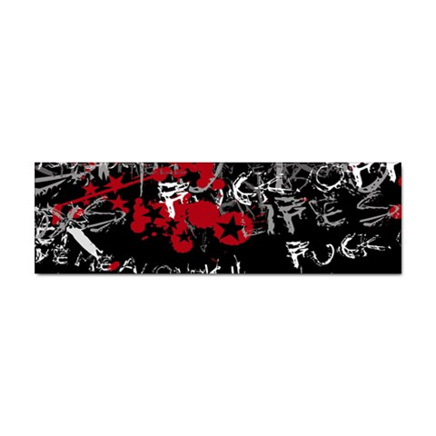 Emo Graffiti Sticker (Bumper) from ArtsNow.com Front