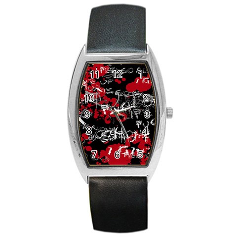 Emo Graffiti Barrel Style Metal Watch from ArtsNow.com Front