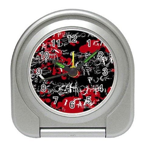 Emo Graffiti Travel Alarm Clock from ArtsNow.com Front