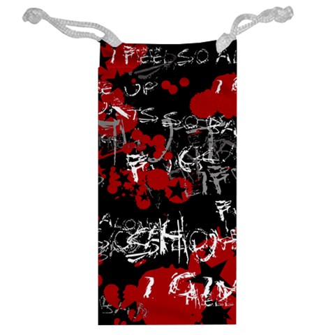 Emo Graffiti Jewelry Bag from ArtsNow.com Back