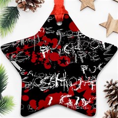 Emo Graffiti Star Ornament (Two Sides) from ArtsNow.com Front