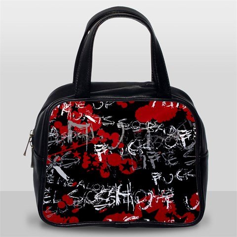 Emo Graffiti Classic Handbag (One Side) from ArtsNow.com Front