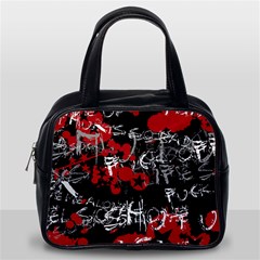 Emo Graffiti Classic Handbag (Two Sides) from ArtsNow.com Back