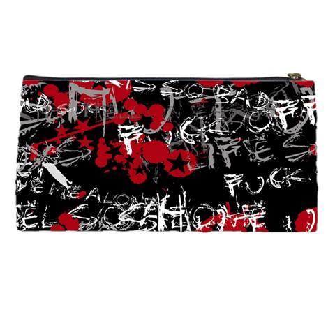 Emo Graffiti Pencil Case from ArtsNow.com Back