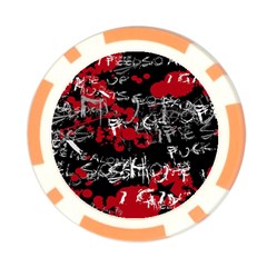 Emo Graffiti Poker Chip Card Guard (10 pack) from ArtsNow.com Back