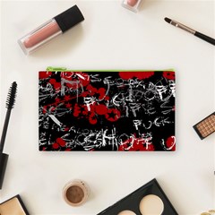 Emo Graffiti Cosmetic Bag (Small) from ArtsNow.com Front