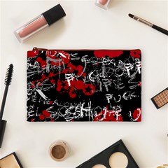 Emo Graffiti Cosmetic Bag (Medium) from ArtsNow.com Front