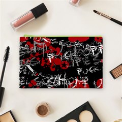 Emo Graffiti Cosmetic Bag (Medium) from ArtsNow.com Front