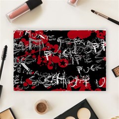 Emo Graffiti Cosmetic Bag (Large) from ArtsNow.com Front