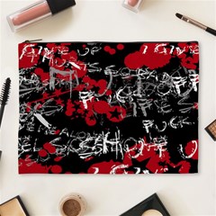 Emo Graffiti Cosmetic Bag (XL) from ArtsNow.com Front