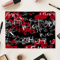 Emo Graffiti Cosmetic Bag (XL) from ArtsNow.com Back