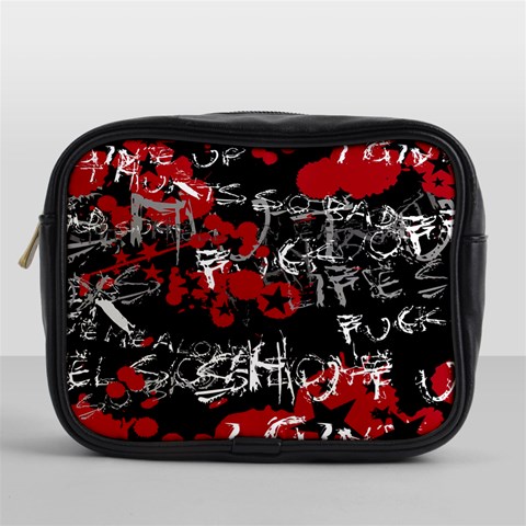 Emo Graffiti Mini Toiletries Bag (One Side) from ArtsNow.com Front