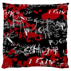 Emo Graffiti Large Cushion Case (Two Sides) from ArtsNow.com Back