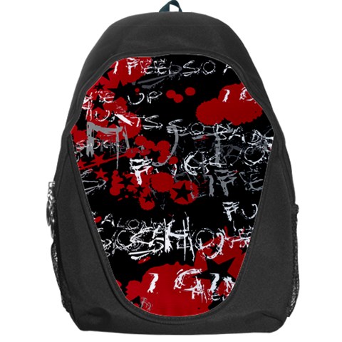 Emo Graffiti Backpack Bag from ArtsNow.com Front