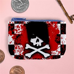 Emo Skull Mini Coin Purse from ArtsNow.com Front