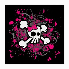 Girly Skull & Crossbones Glasses Cloth (Medium, Two Sides) from ArtsNow.com Back