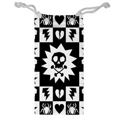 Gothic Punk Skull Jewelry Bag from ArtsNow.com Front