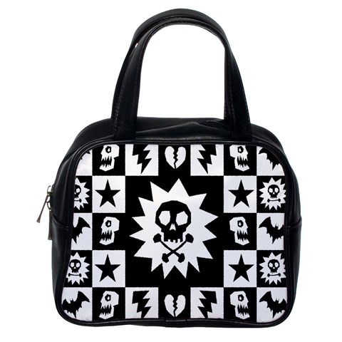 Gothic Punk Skull Classic Handbag (Two Sides) from ArtsNow.com Back