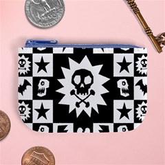 Gothic Punk Skull Mini Coin Purse from ArtsNow.com Front