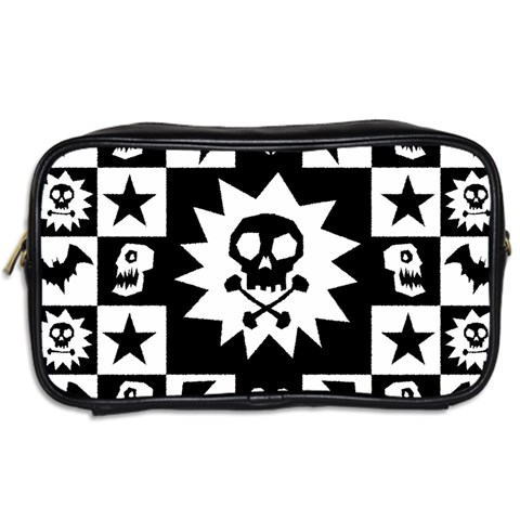 Gothic Punk Skull Toiletries Bag (Two Sides) from ArtsNow.com Back