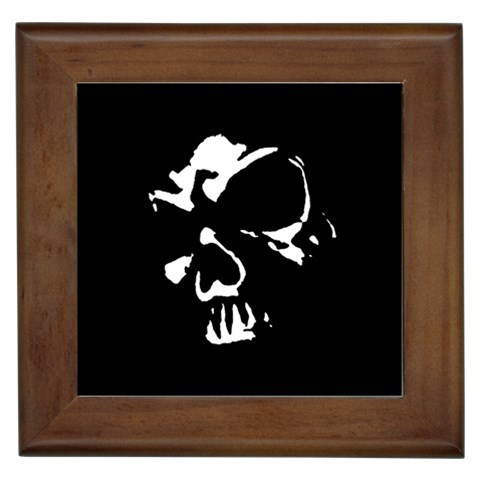 Gothic Skull Framed Tile from ArtsNow.com Front