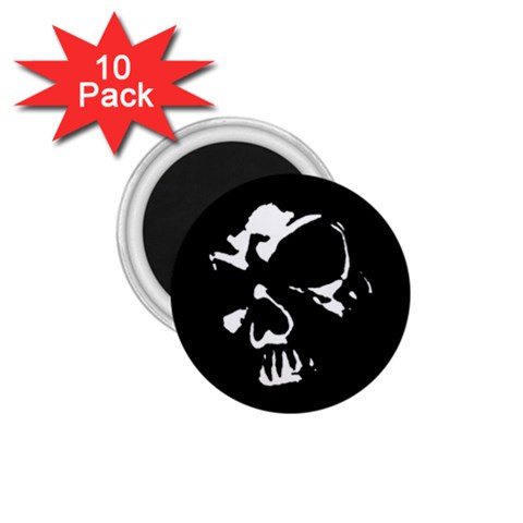 Gothic Skull 1.75  Magnet (10 pack)  from ArtsNow.com Front