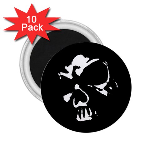 Gothic Skull 2.25  Magnet (10 pack) from ArtsNow.com Front