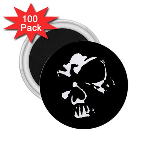 Gothic Skull 2.25  Magnet (100 pack)  from ArtsNow.com Front