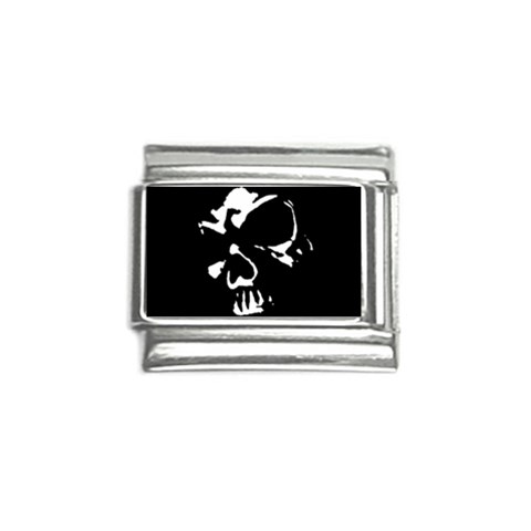 Gothic Skull Italian Charm (9mm) from ArtsNow.com Front