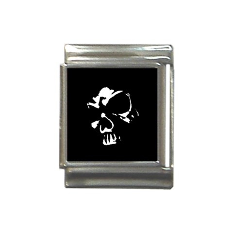 Gothic Skull Italian Charm (13mm) from ArtsNow.com Front