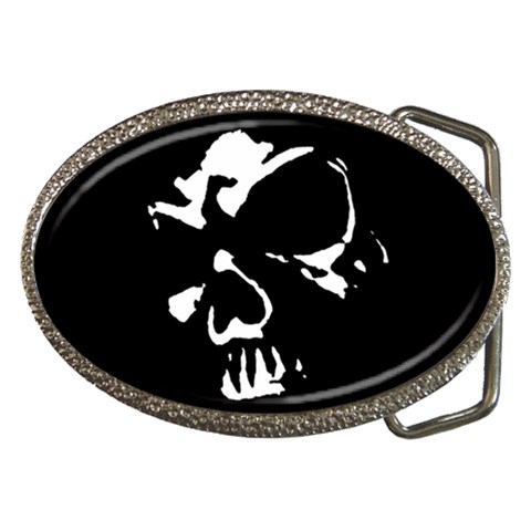 Gothic Skull Belt Buckle from ArtsNow.com Front