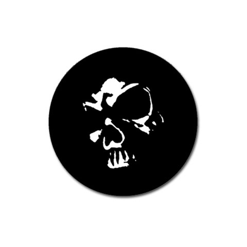 Gothic Skull Magnet 3  (Round) from ArtsNow.com Front