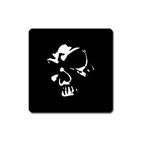 Gothic Skull Magnet (Square) from ArtsNow.com Front