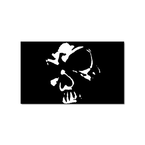 Gothic Skull Sticker Rectangular (100 pack) from ArtsNow.com Front