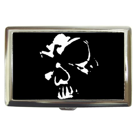 Gothic Skull Cigarette Money Case from ArtsNow.com Front