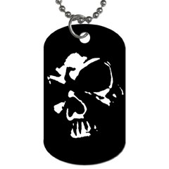 Gothic Skull Dog Tag (Two Sides) from ArtsNow.com Front