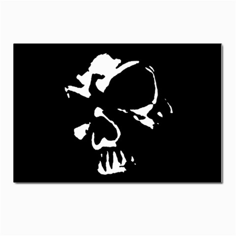 Gothic Skull Postcard 4 x 6  (Pkg of 10) from ArtsNow.com Front