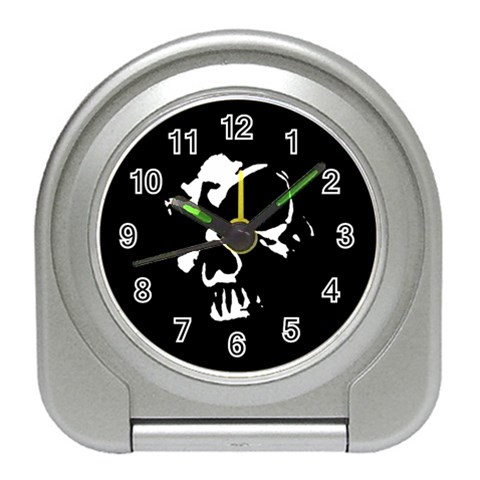 Gothic Skull Travel Alarm Clock from ArtsNow.com Front