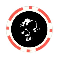 Gothic Skull Poker Chip Card Guard from ArtsNow.com Front