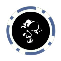 Gothic Skull Poker Chip Card Guard from ArtsNow.com Back