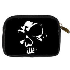 Gothic Skull Digital Camera Leather Case from ArtsNow.com Back