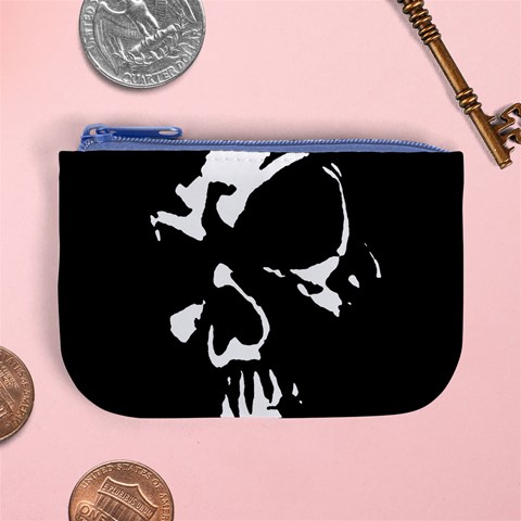 Gothic Skull Mini Coin Purse from ArtsNow.com Front