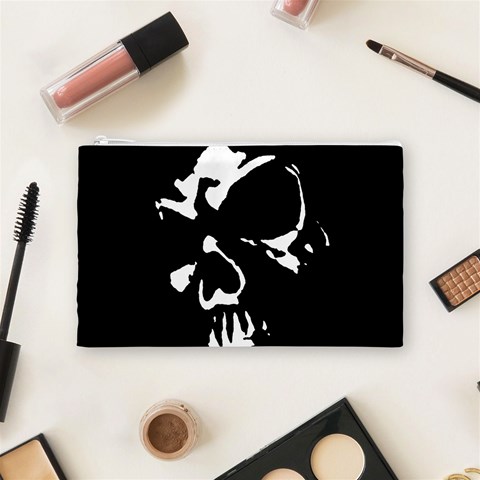 Gothic Skull Cosmetic Bag (Medium) from ArtsNow.com Front