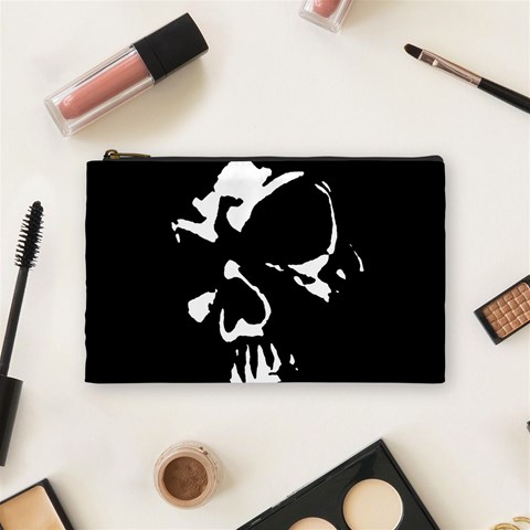 Gothic Skull Cosmetic Bag (Medium) from ArtsNow.com Front